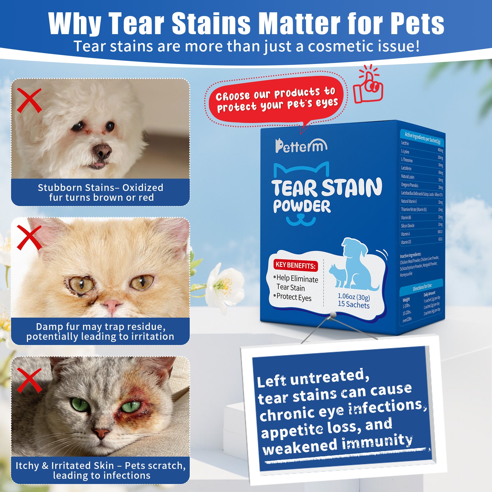 Petterm Tear Stain Powder