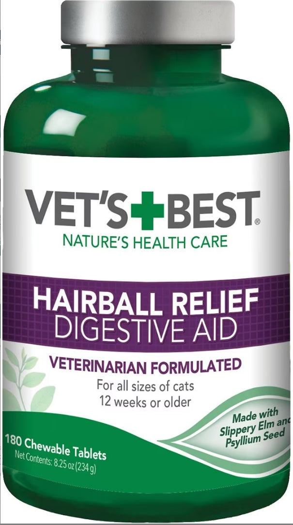 Hairball relief tablets