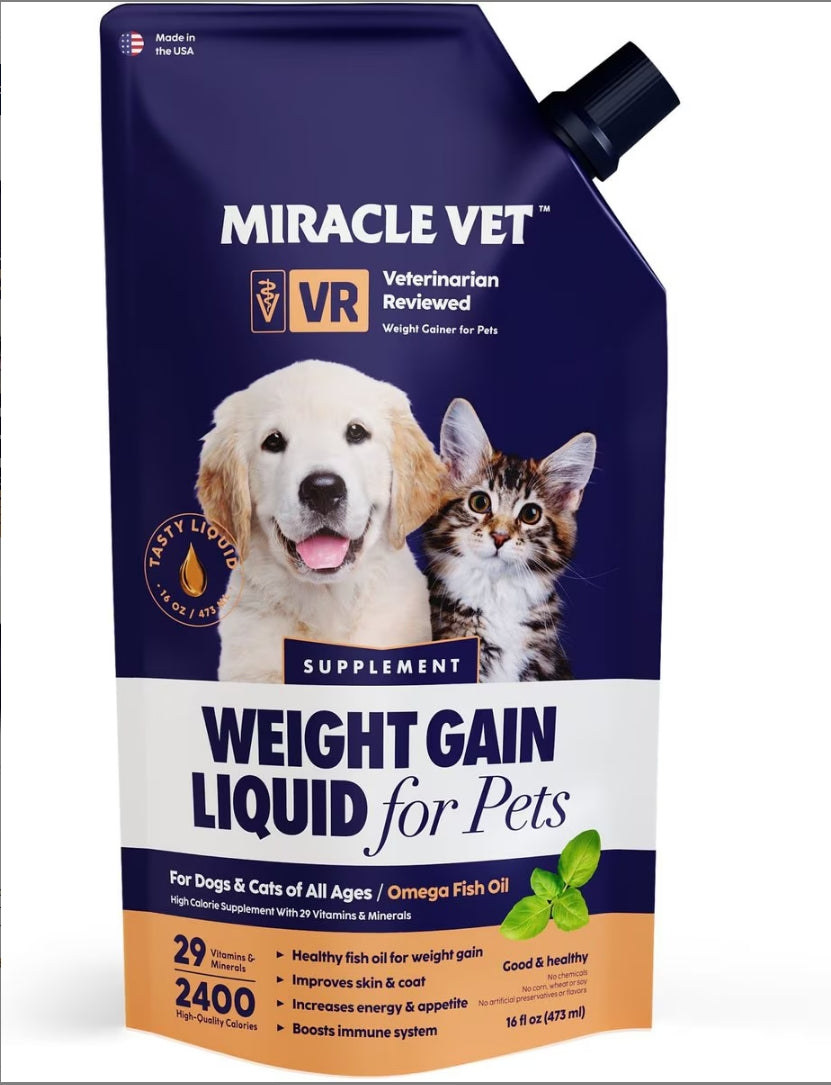 Weight Gain Liquid Supplement for Cats