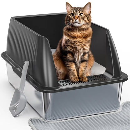 Petterm Stainless Steel Litter Box